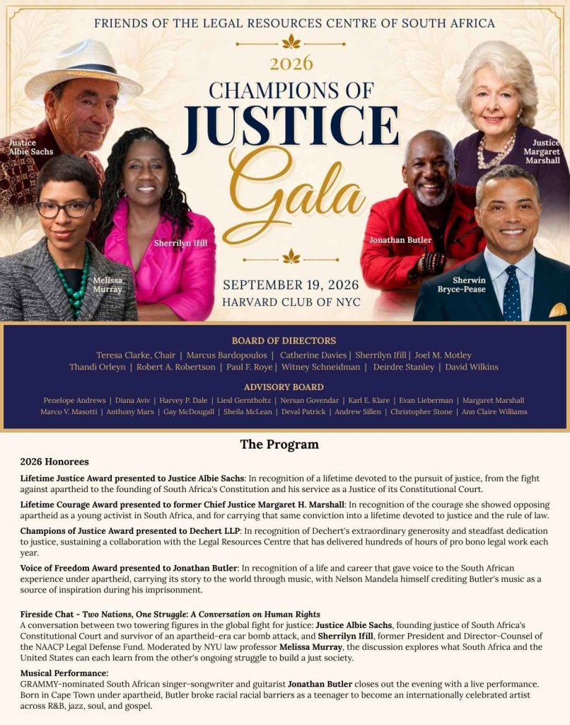 Champions of Justice Gala